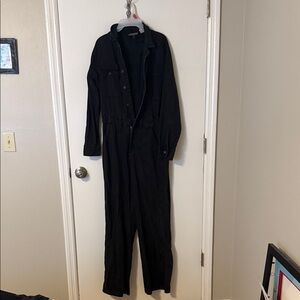 Black Denim Jumpsuit NWOT